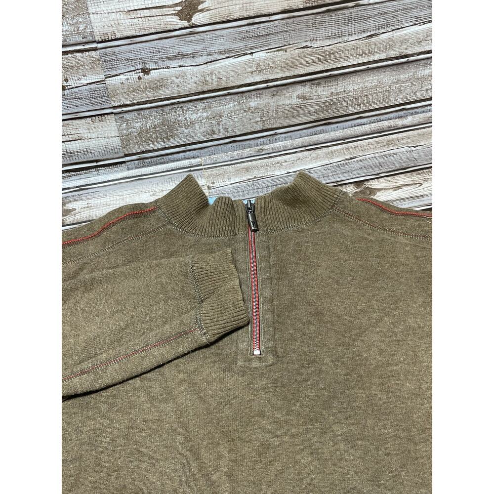 Tommy Bahama Men's Sweater Brown Blue Reversible Size L/XL